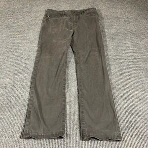 AG Adriano Goldschmied Pants Mens 34x32 Gray The Everett Slim Straight Chino